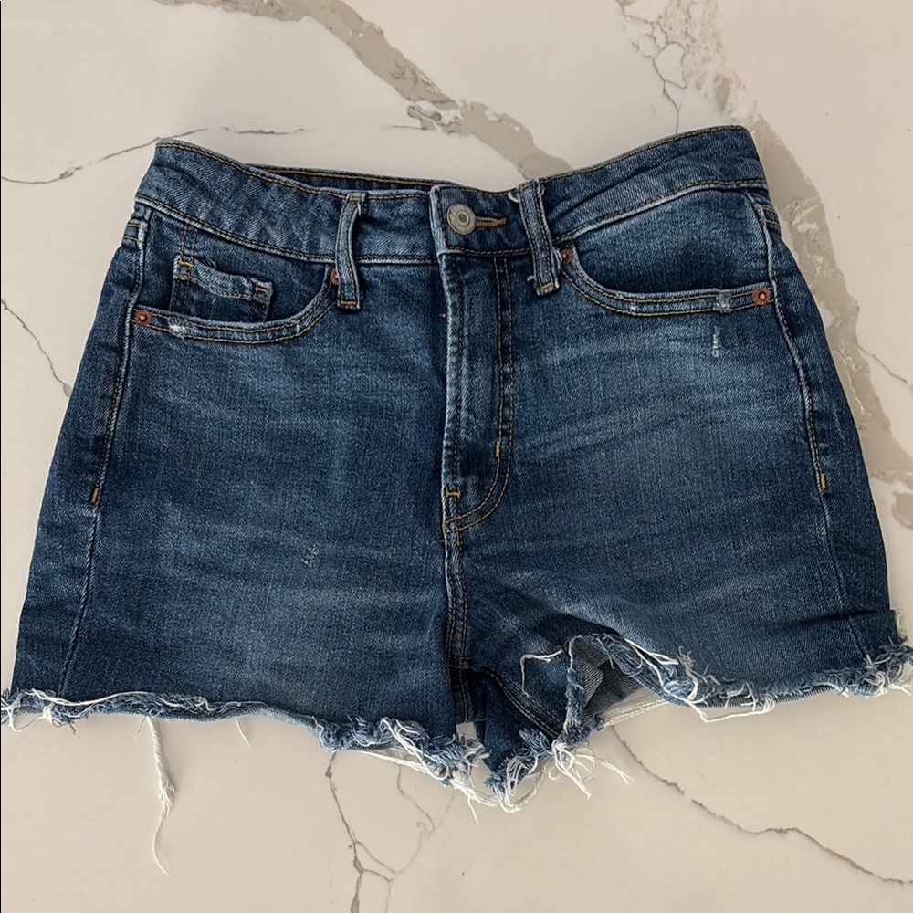Dark Wash Denim Jean Shorts